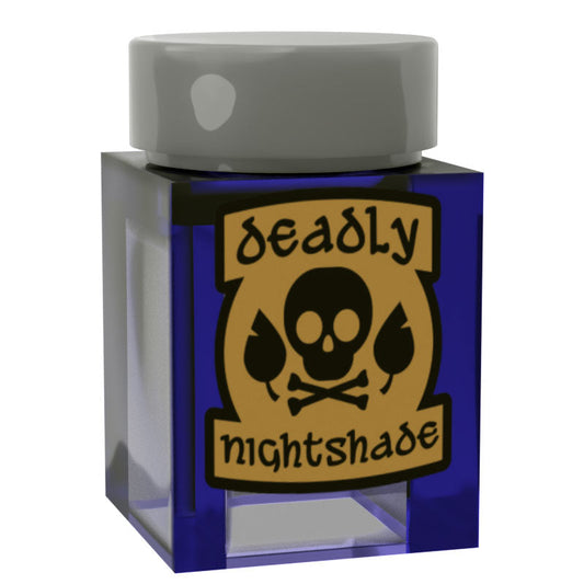 Deadly Nightshade Potion Bottle for Minifigs made using LEGO parts - B3 Customs