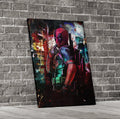 Deadpool Inspired Abstract Canvas Wall Art