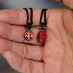 Marvel™ Deadpool Mask Necklace - Black