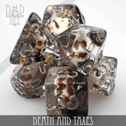 Death and Taxes Dice Set