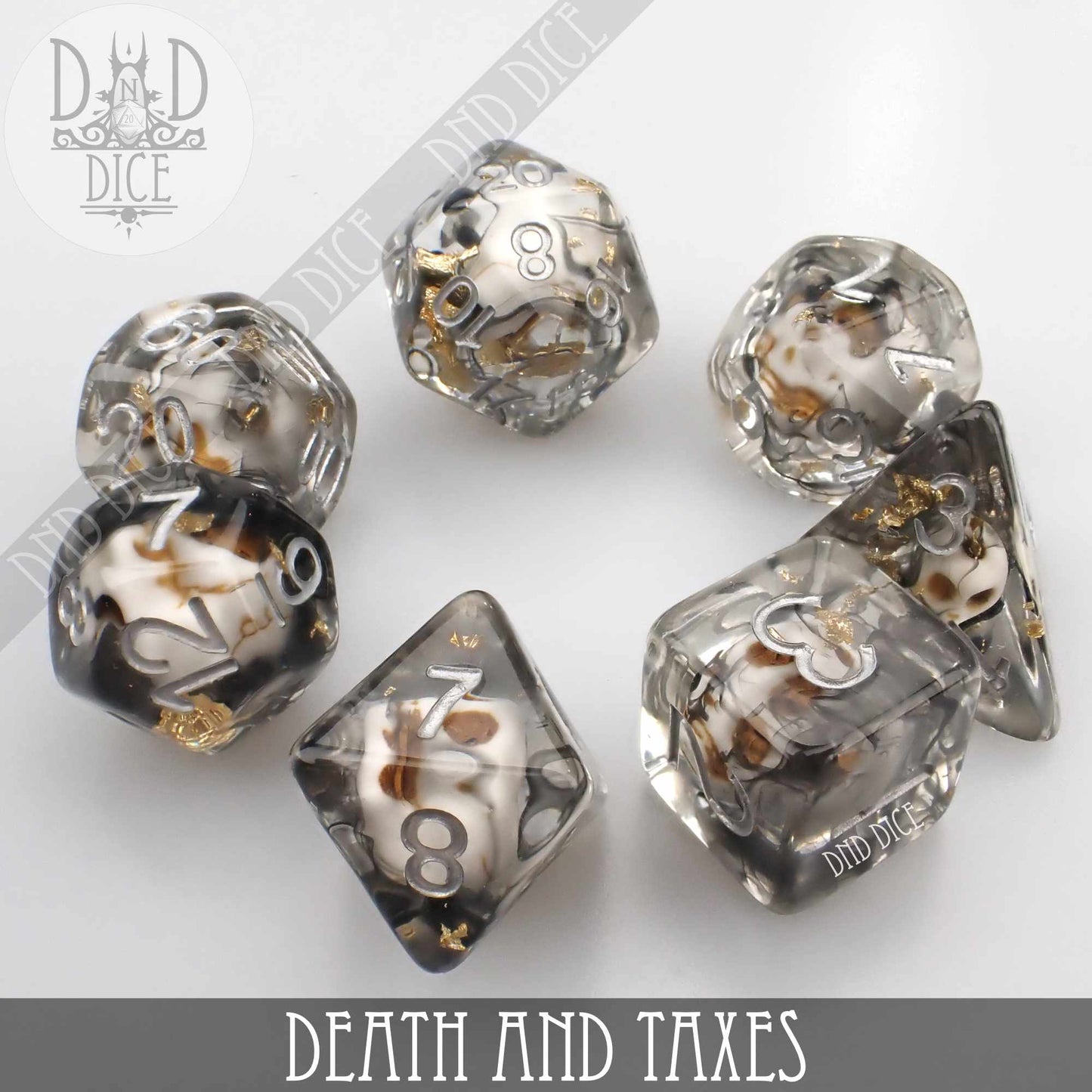 Death and Taxes Dice Set