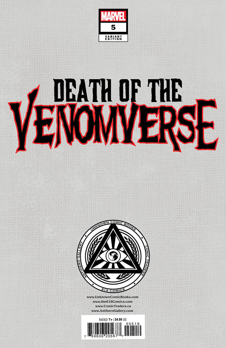 Death Of The Venomverse 5 Unknown Comics Kendrick Lim Exclusive Var (09/27/2023)