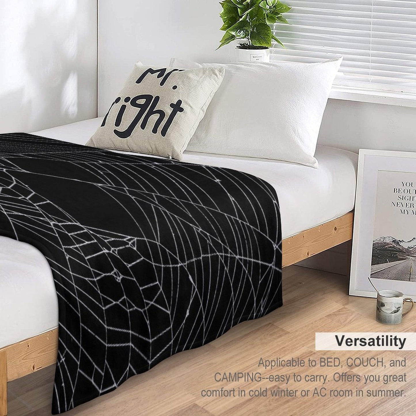 SpiderWeb Web Throw Blanket