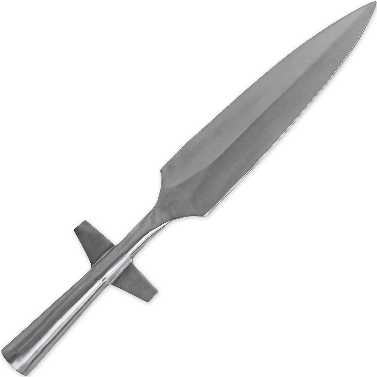 Deflect Option Medieval Hand Forged Winged Spearhead