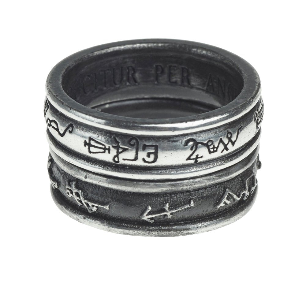 Demon Black & Angel White Ring