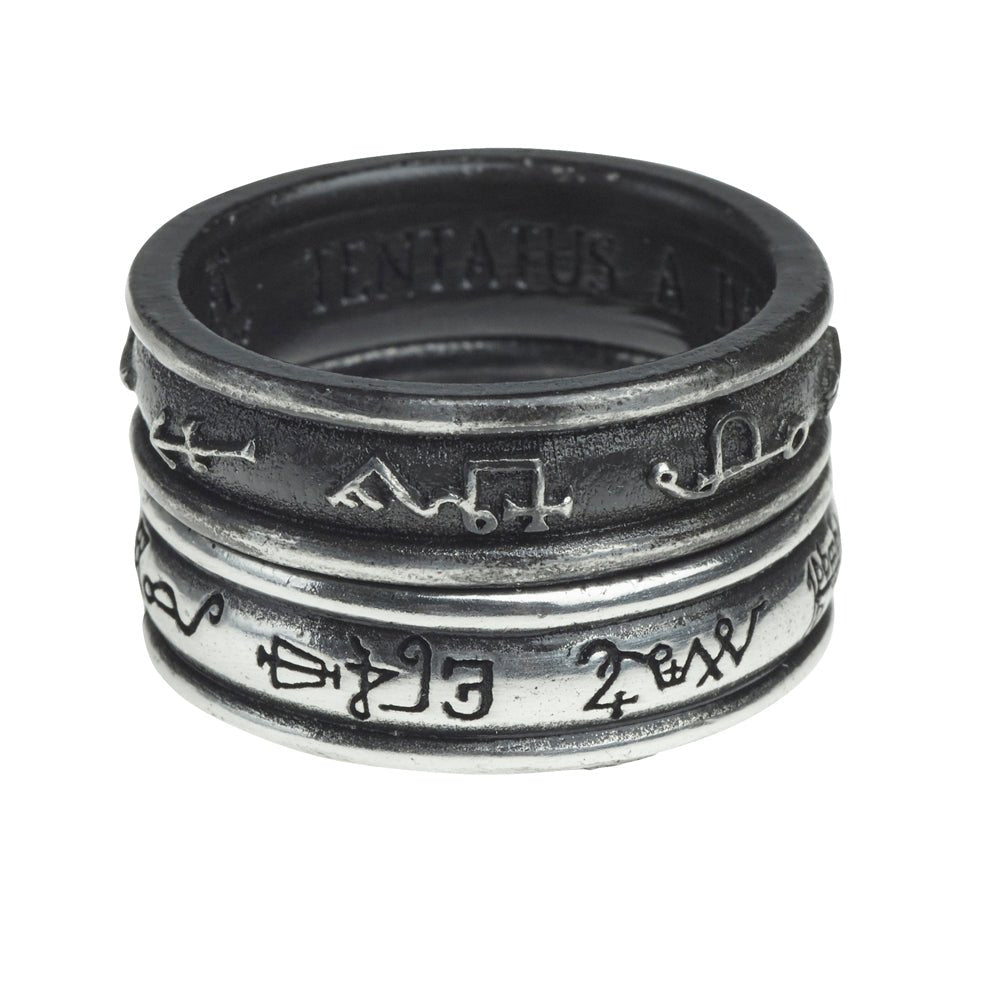 Demon Black & Angel White Ring