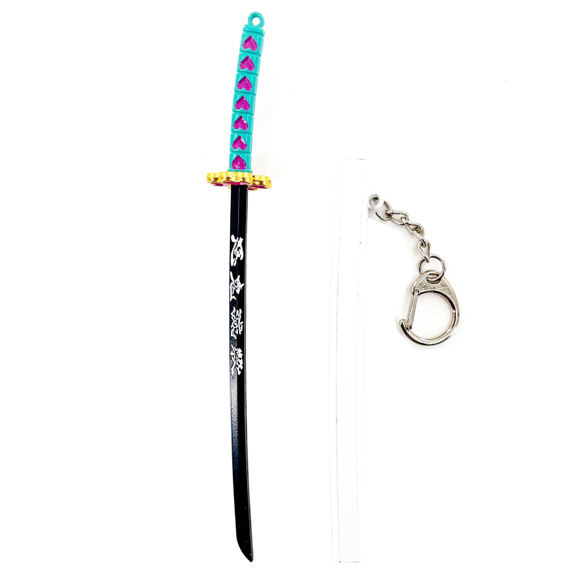 Demon Slayer Inspired Sword Keychain Kanroji Mitsuri's Miniature Replica