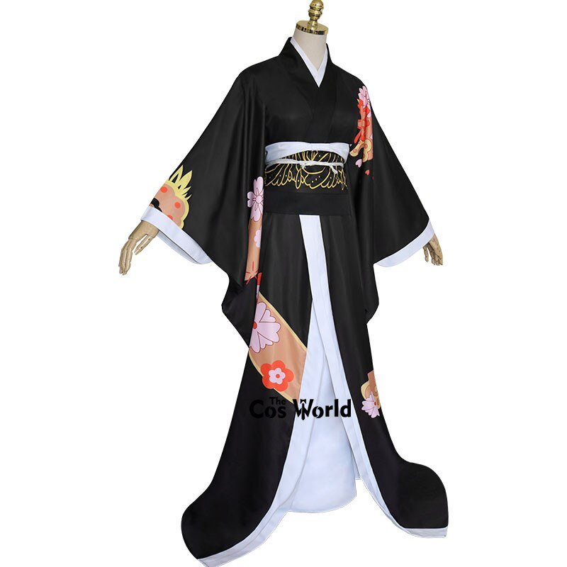 Demon Slayer: Kimetsu no Yaiba Kibutsuji Muzan Kimono Yukata Dress Outfit Anime Cosplay Costumes