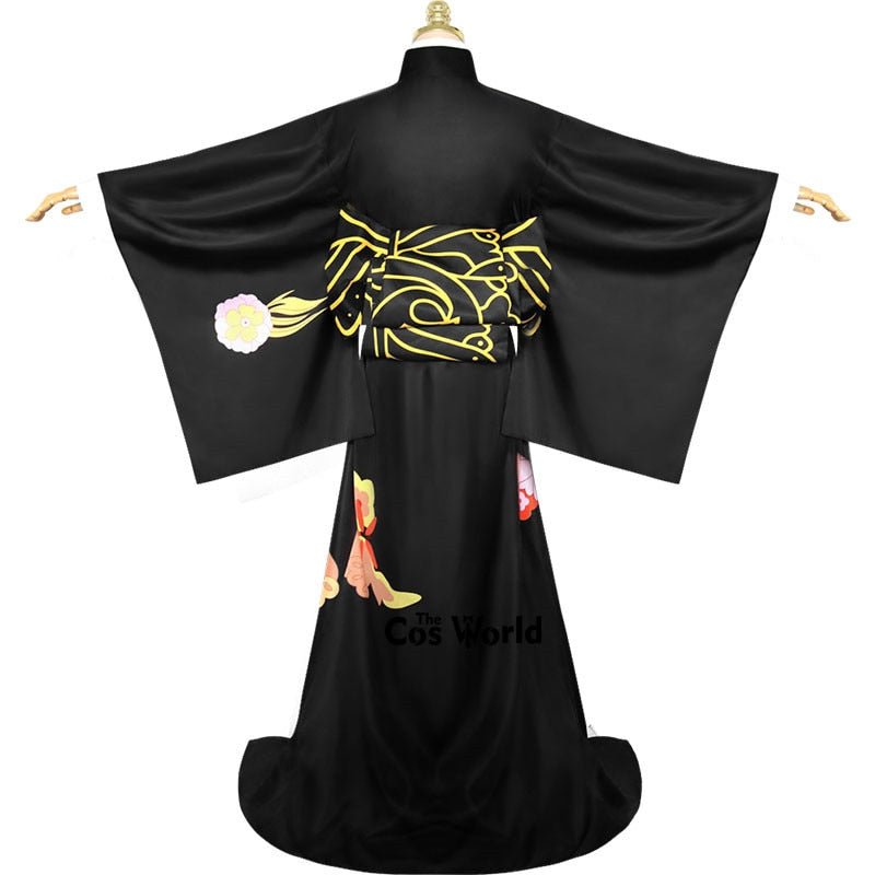 Demon Slayer: Kimetsu no Yaiba Kibutsuji Muzan Kimono Yukata Dress Outfit Anime Cosplay Costumes