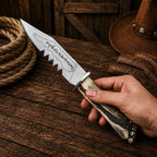Demon Supernatural Movie Knife – D2 Steel Antler Handle Replica