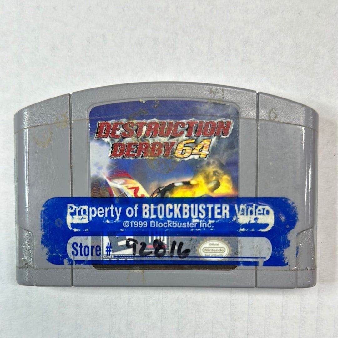 Destruction Derby 64 - Nintendo 64 - BlockBuster Rental