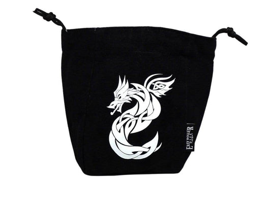 Celtic Knot Dragon Reversible Microfiber Self-Standing Large Dice Bag - 