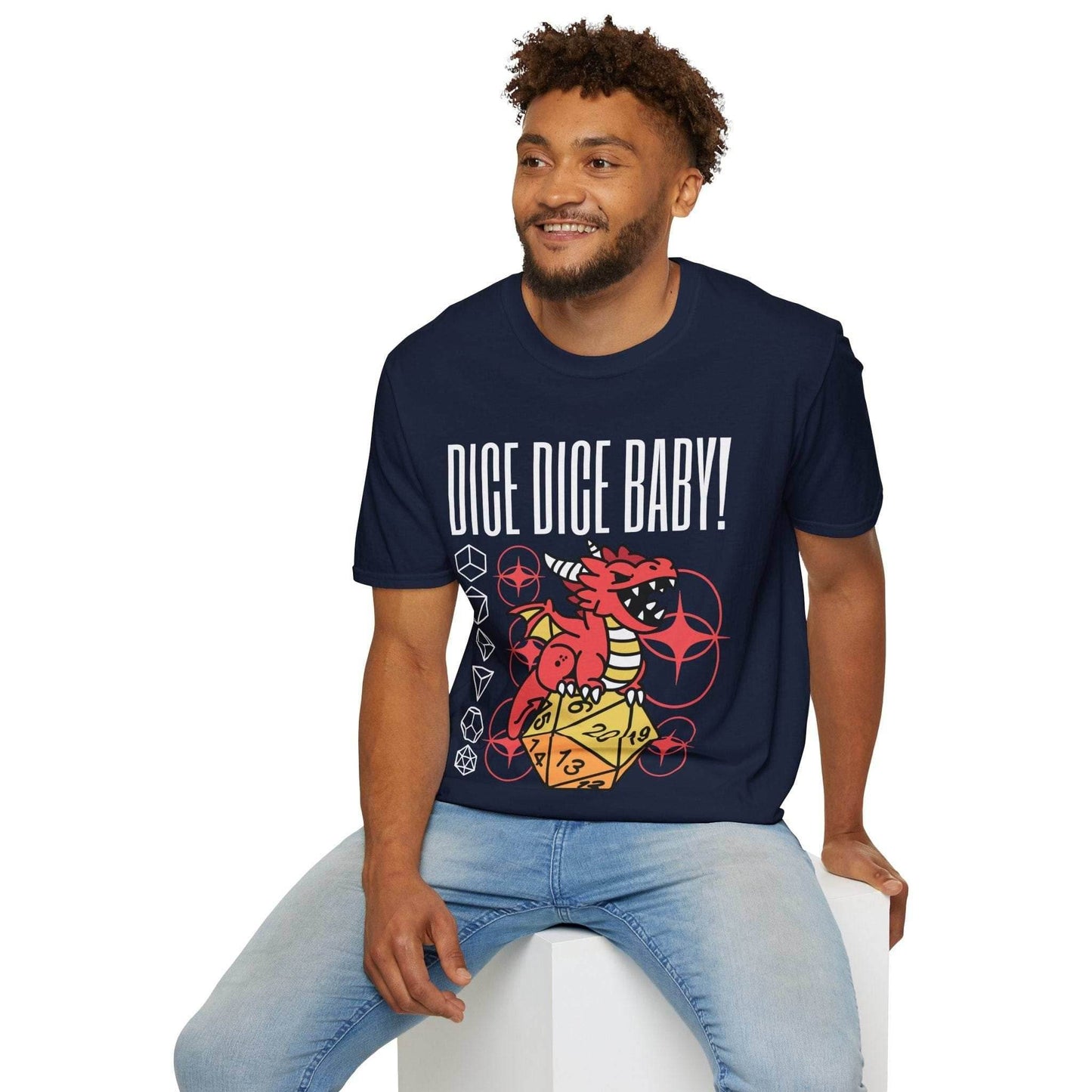 Dice Dice Baby D&D Shirt - Black / S