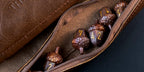 Leather Satchel with 6 Acorn Dice - Legend in the Mist