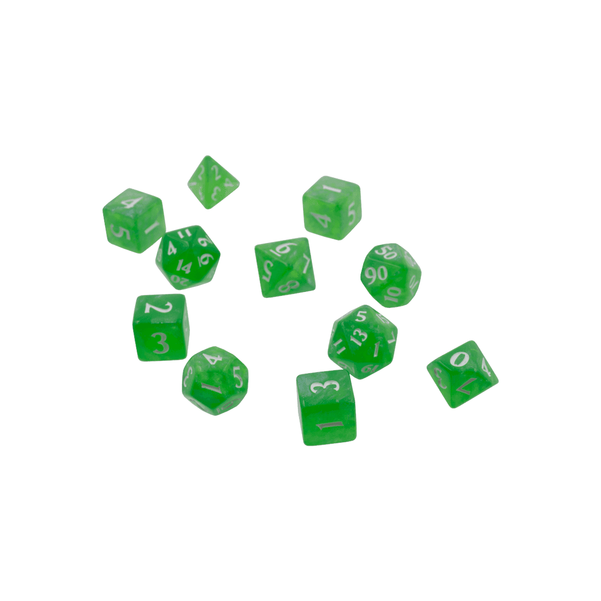 Ultra PRO: 11-Dice Set - Eclipse (Lime Green) - 