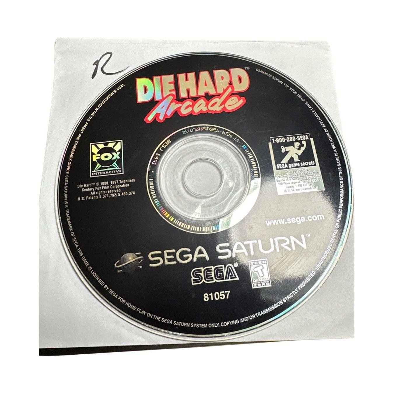 Die Hard Arcade - Sega Saturn (DISC ONLY)