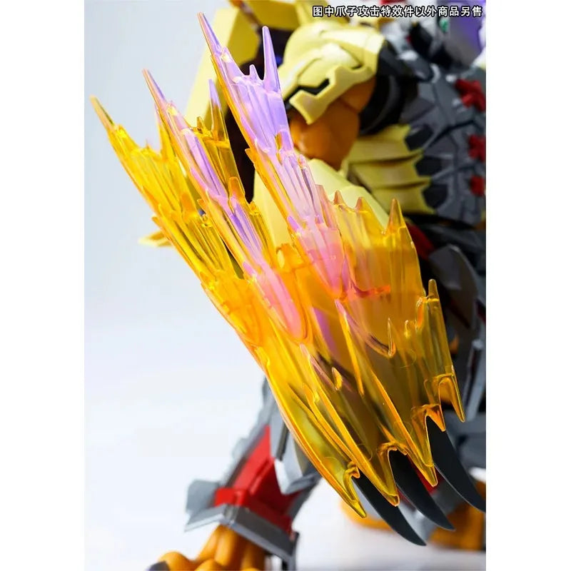 Digimon Anime Figure War Greymon Claw Attack Special Effects Action Figure Toys for Kids Gift Model Accessories Package