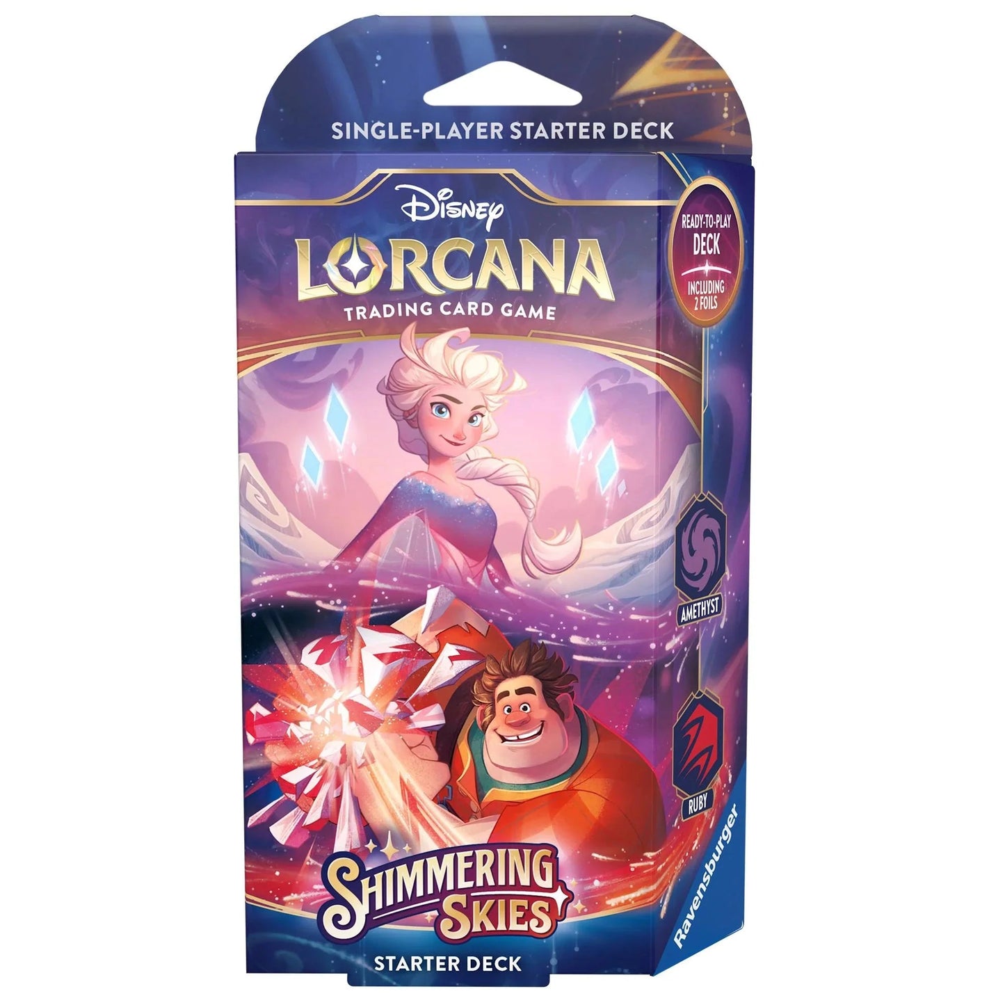 Disney Lorcana: Shimmering Skies Amethyst & Ruby Starter Deck