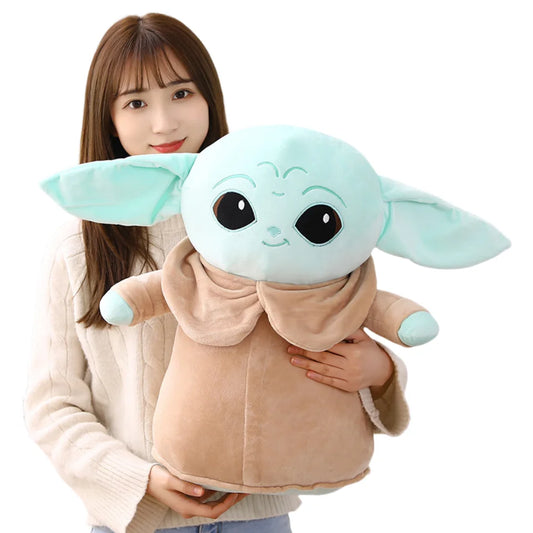 Disney Star Wars Anime Yoda Plush Grogu Mandalorian Figure Yoda Baby Peluche Dolls Stuffed Cartoon Yoda Model Kid Toy Gifts