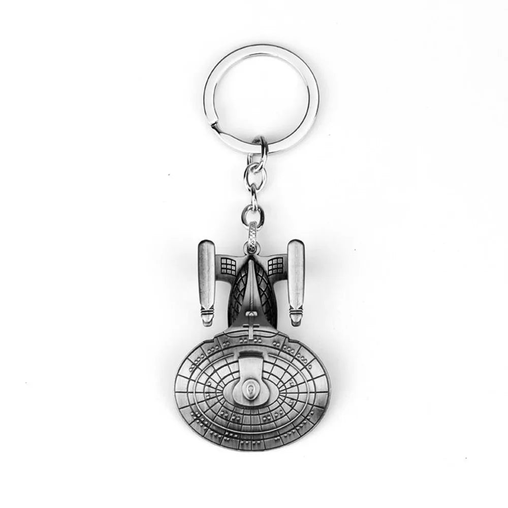 Disney Star Wars Keychain Luxury Silver Color Millennium Falcon Darth Vader Helmet Metal Pendant Key Holder Fashion Accessories