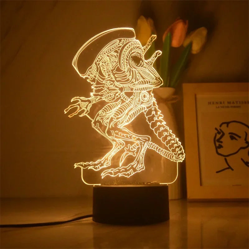 Disney Yoda Baby Night Light Star Wars Table Lamp Action Figures Toys Warm White 3D Lamp Birthday&Christmas Gift Children Toys