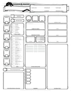 DnD 5e characters sheet free pdf download Wizard of the coast - Role-Players