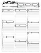 DnD 5e characters sheet free pdf download Wizard of the coast - Role-Players
