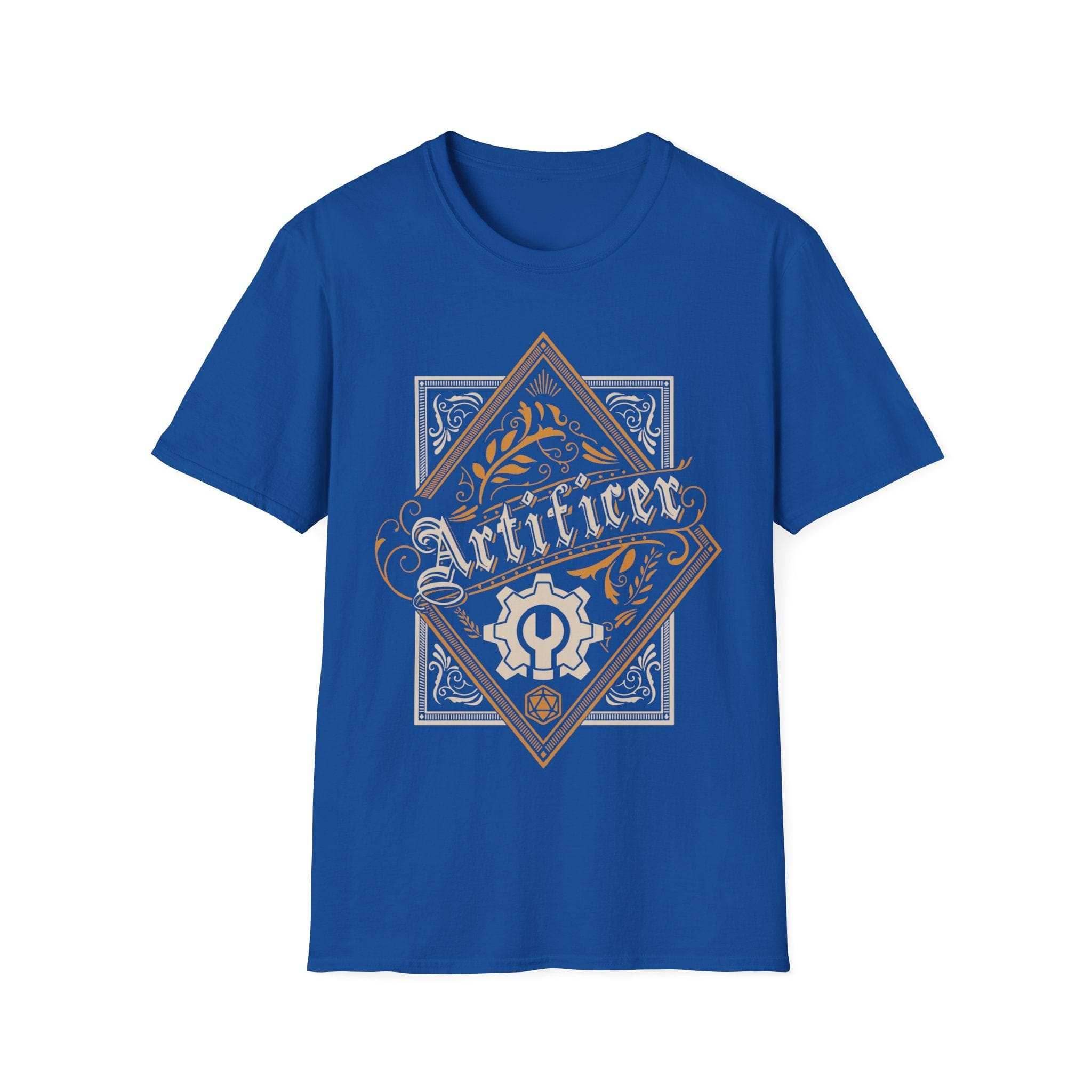 DnD Artificer Large Crest T-Shirt - Royal / S