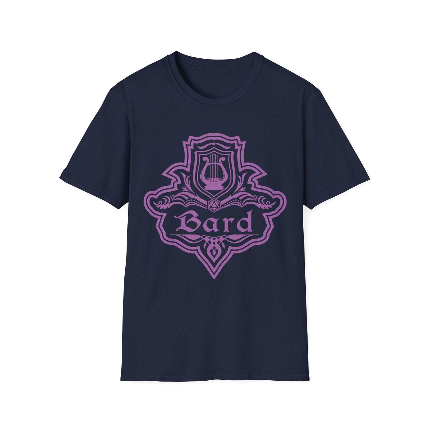 DnD Bard Class Emblem T-Shirt - Navy / S