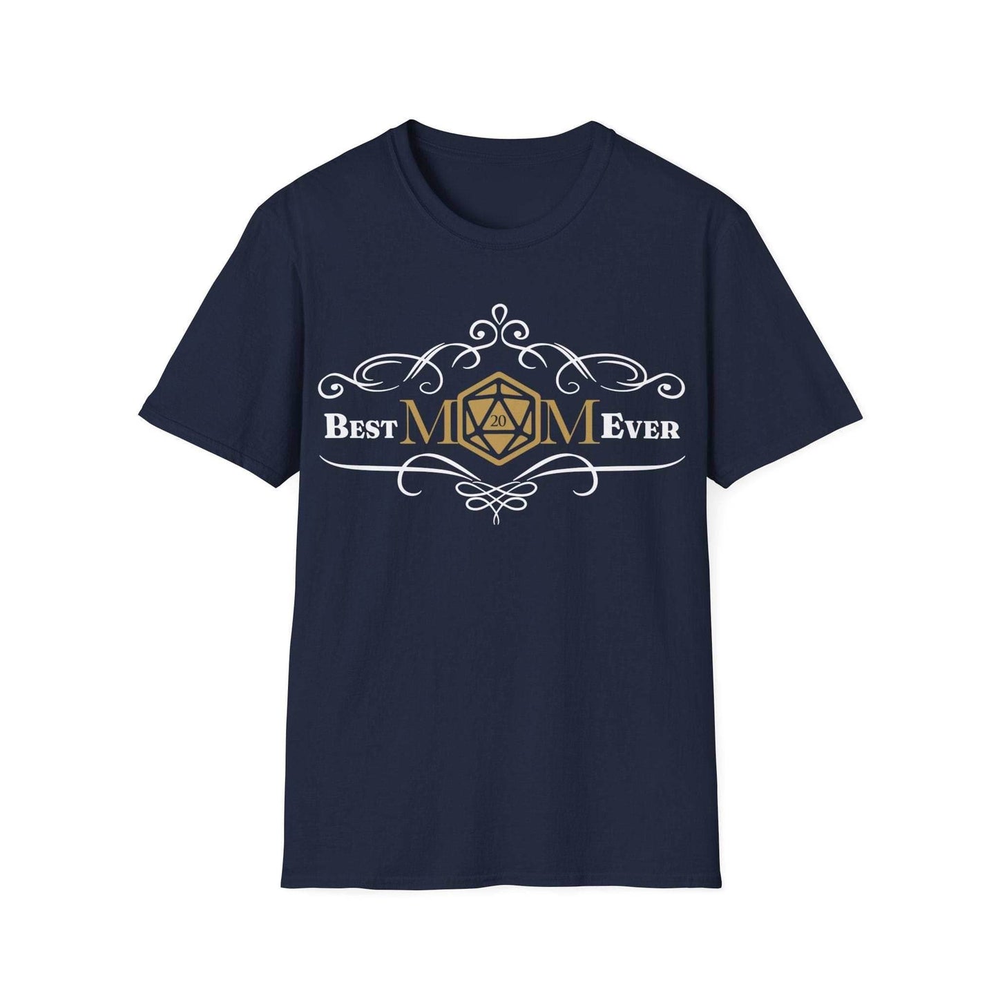 DnD Best Mom Ever T-Shirt - Navy / S