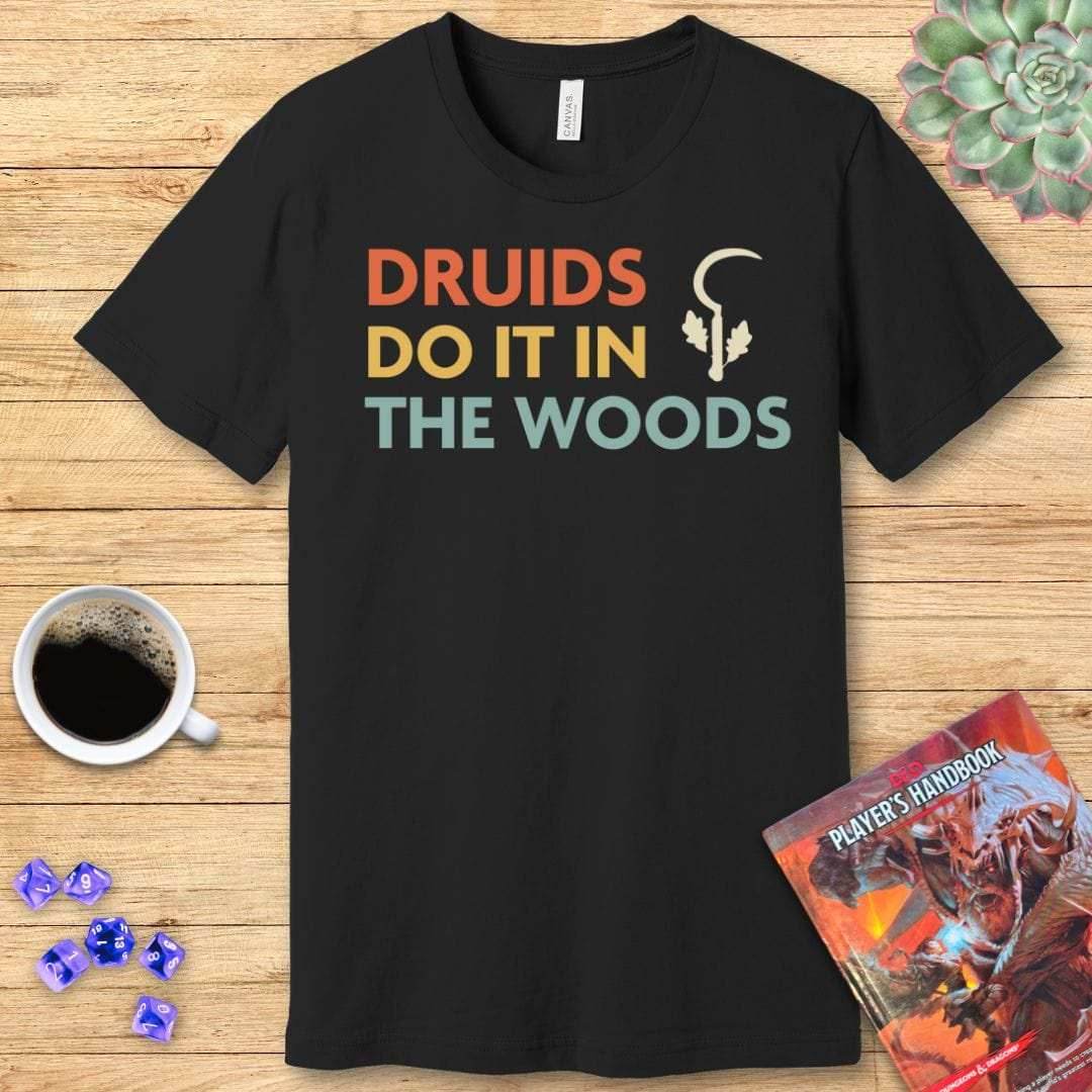 DnD Druids Do It In The Woods Shirt - Navy / S