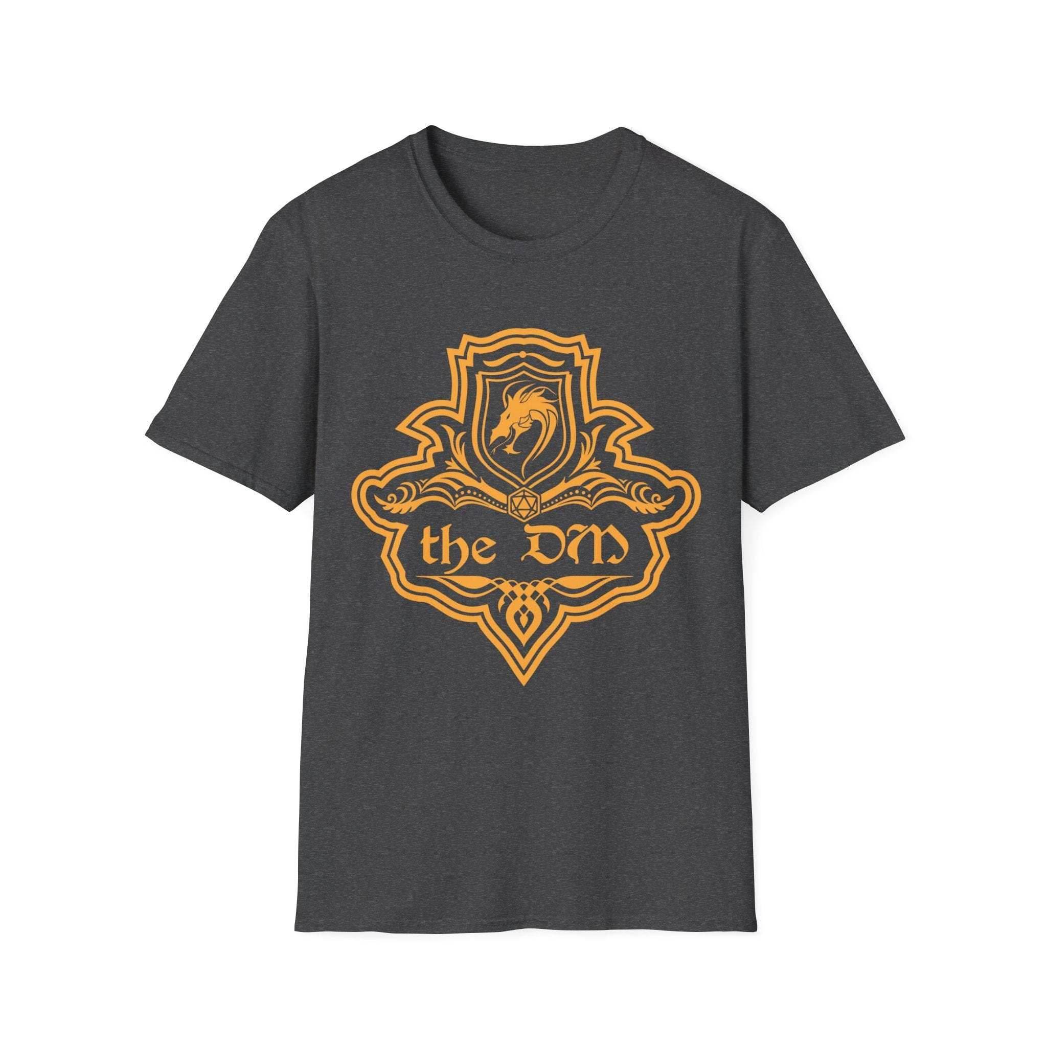 DnD Dungeon Master Emblem T-Shirt - Dark Heather / S