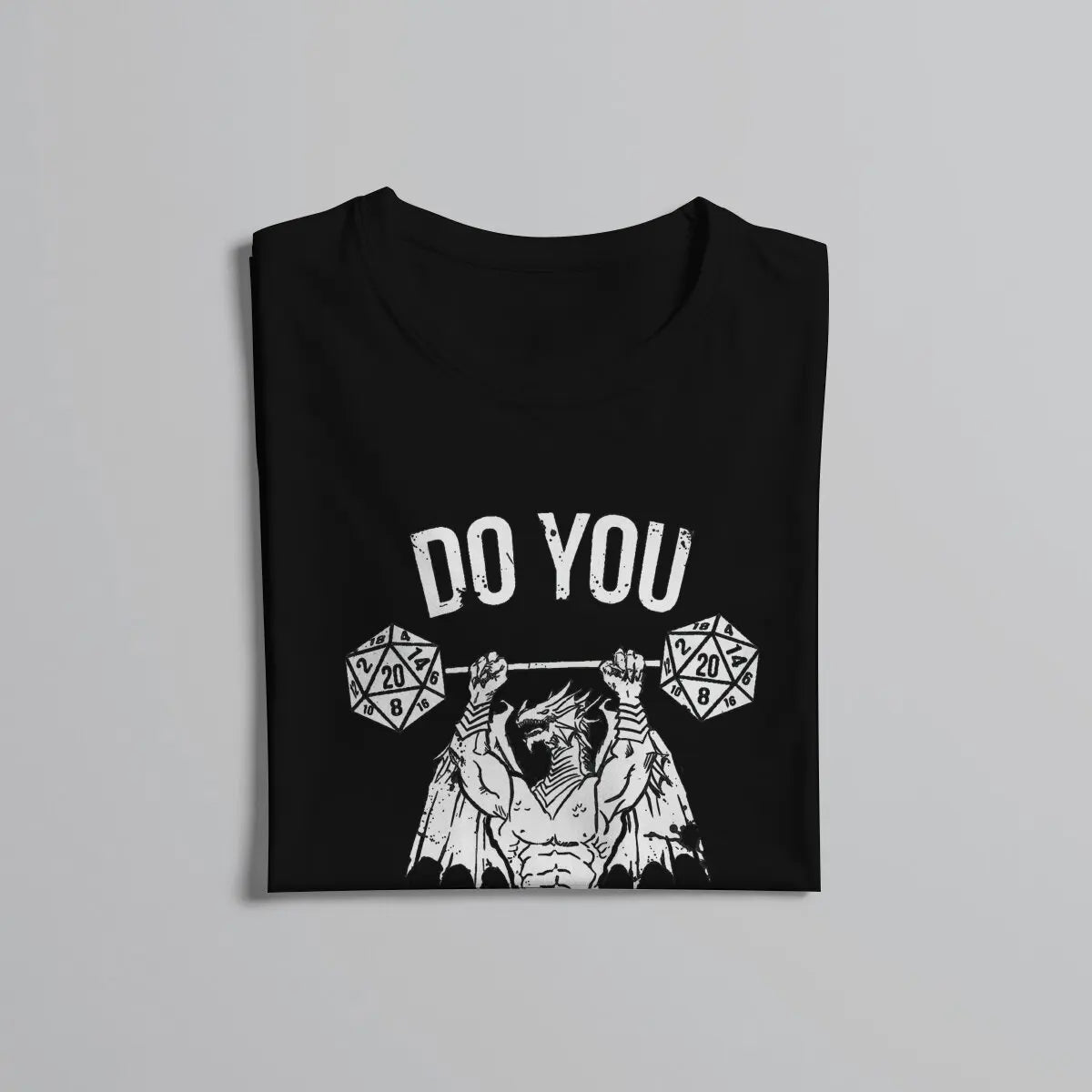 DnD Game Man TShirt Do You Even Crit Fashion Polyester T Shirt Original Sweatshirts New Trend