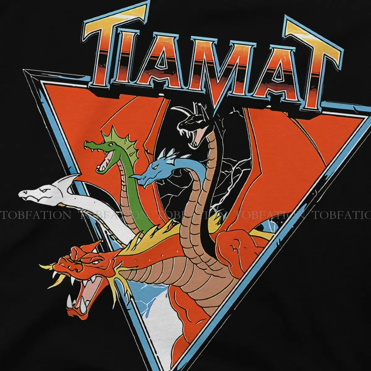 DnD Game Men's TShirt Tiamat Distinctive T Shirt 100% Cotton Original Sweatshirts New Trend