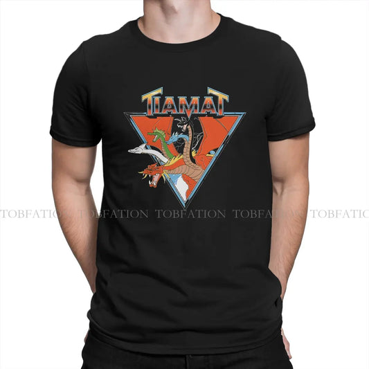 DnD Game Men's TShirt Tiamat Distinctive T Shirt 100% Cotton Original Sweatshirts New Trend