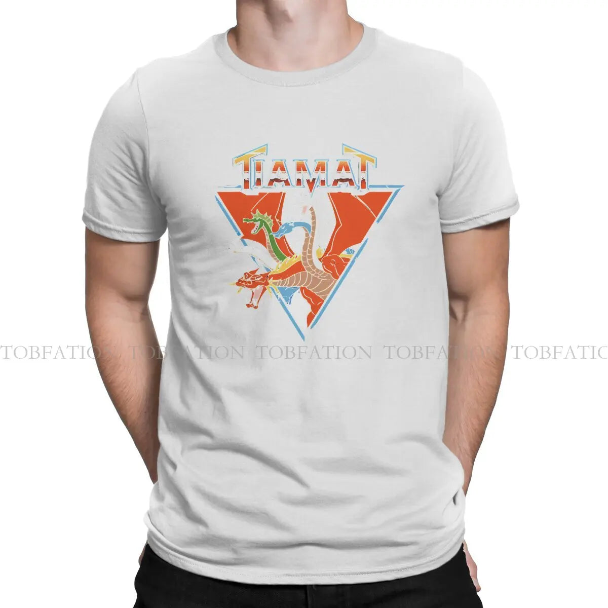 DnD Game Men's TShirt Tiamat Distinctive T Shirt 100% Cotton Original Sweatshirts New Trend