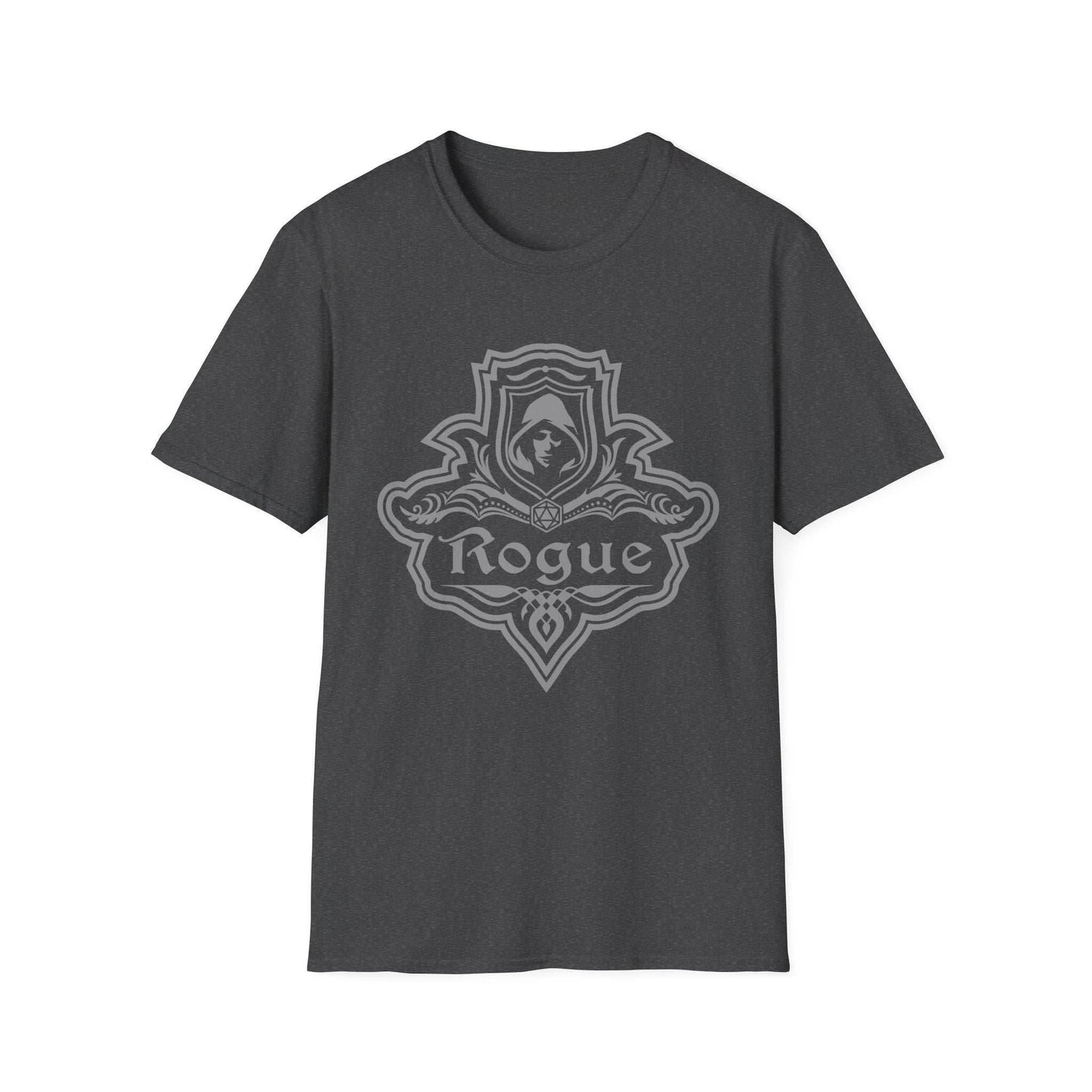 DnD Rogue Class Emblem T-Shirt - Dark Heather / S