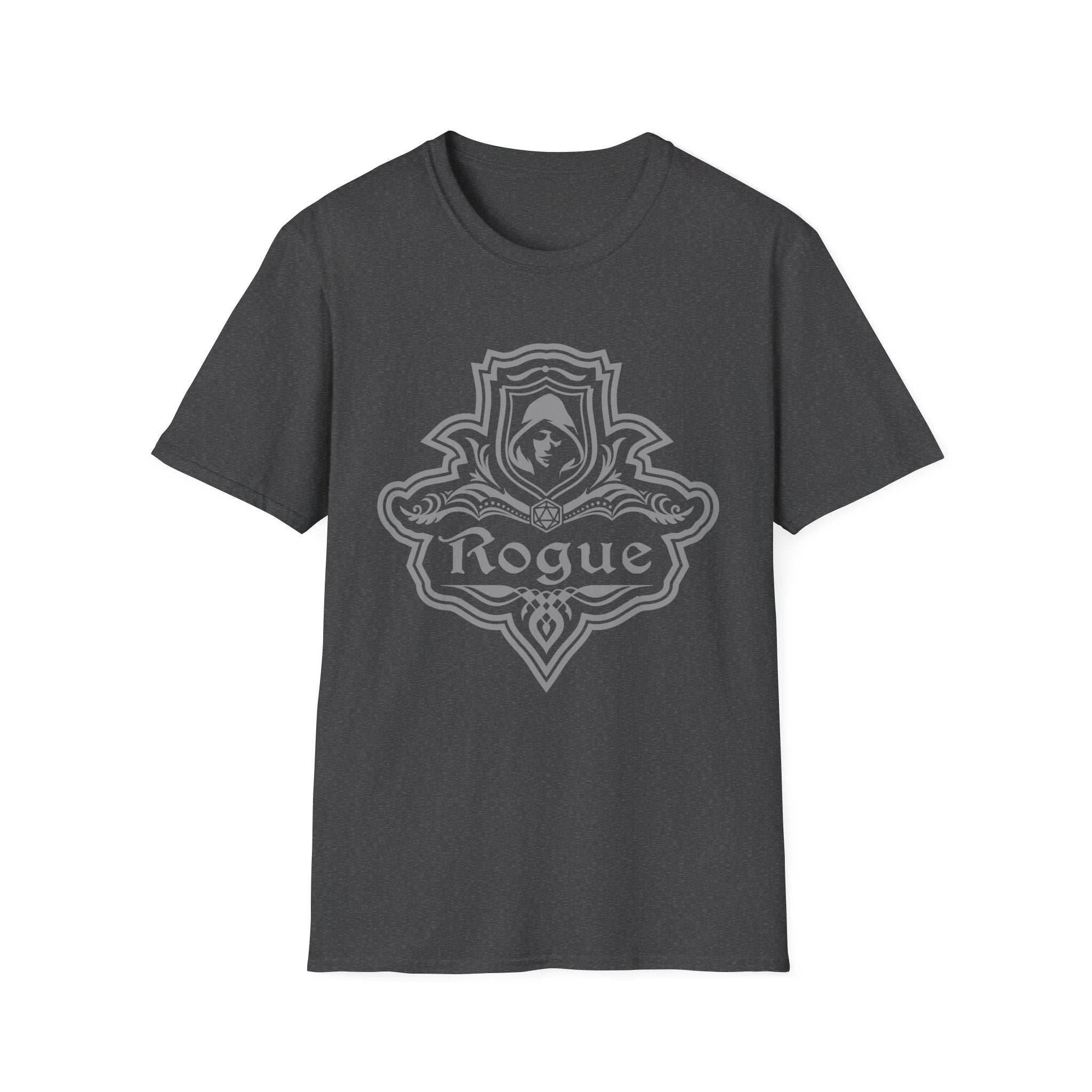 DnD Rogue Class Emblem T-Shirt - Dark Heather / S