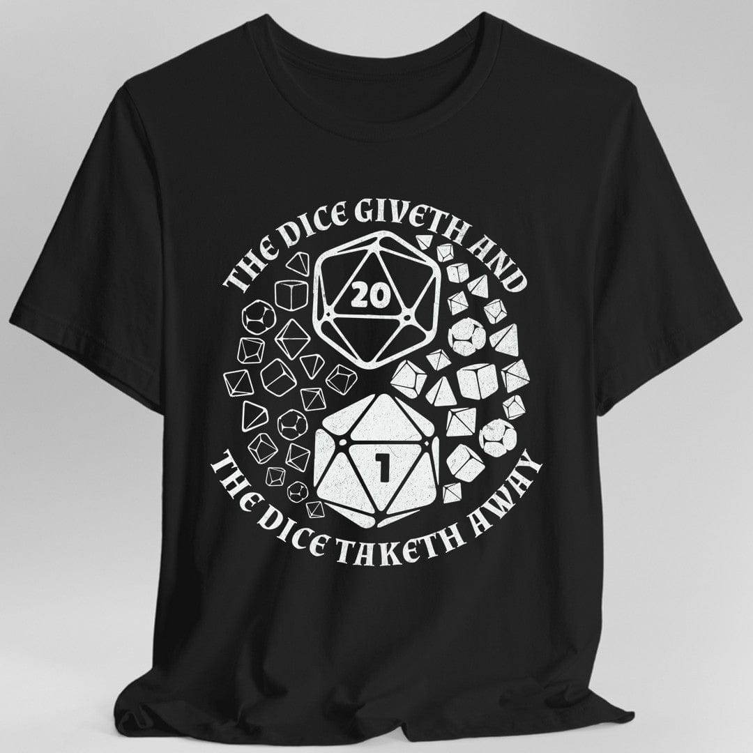 DnD Shirt - Yin Yang Dice - Black / S