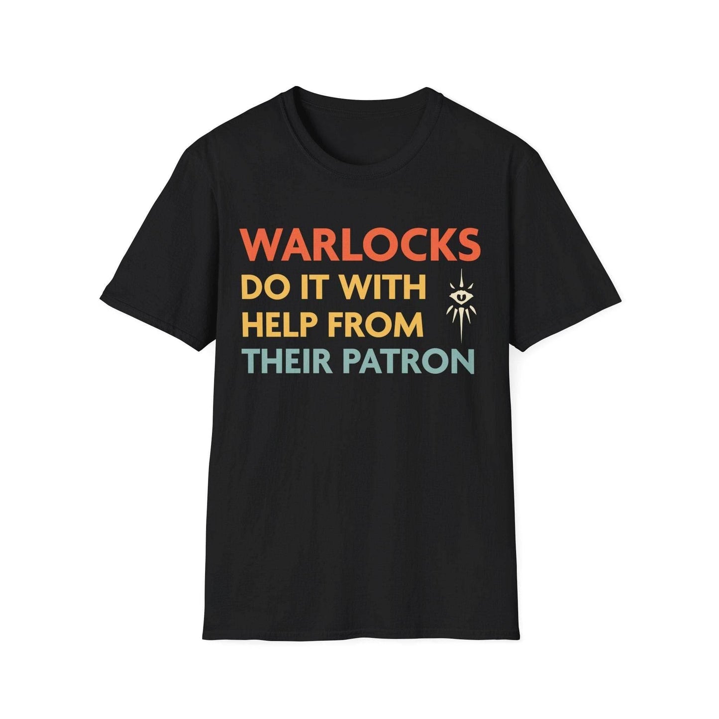 DnD Warlocks Do It Help From Their Patron Shirt - Black / S