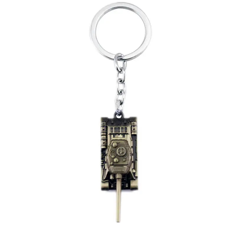 dongsheng World of Tanks WOT Hot Game 3Colors Metal Tank Key Ring Keychain Pendant Gift -50