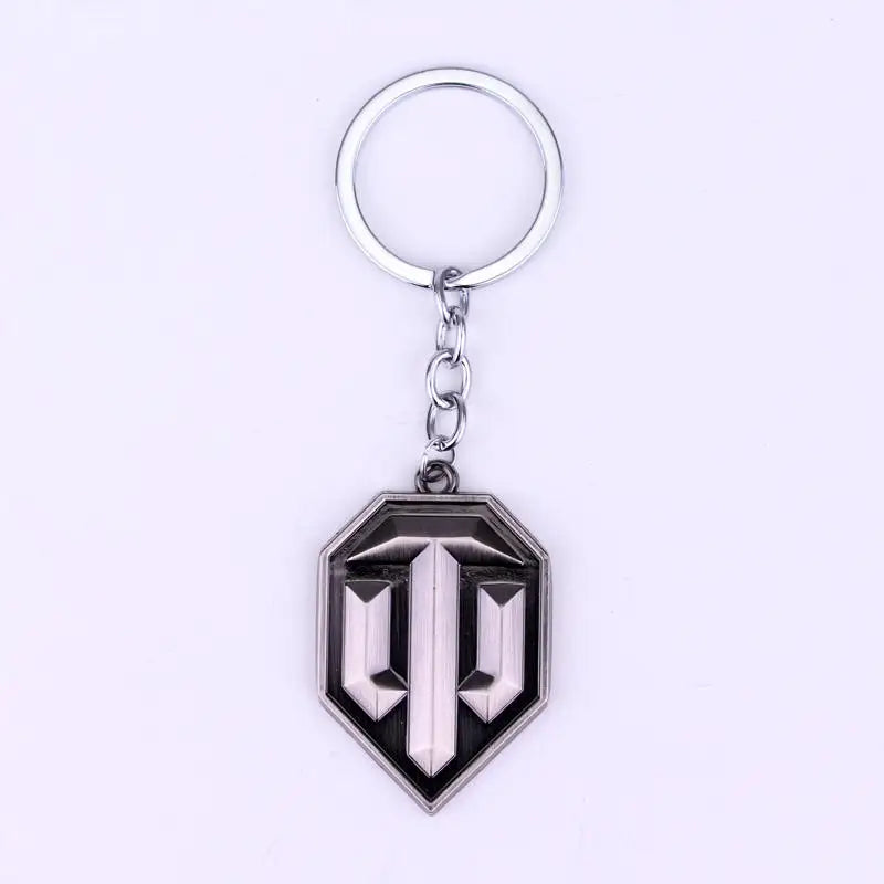 dongsheng World of Tanks WOT Hot Game 3Colors Metal Tank Key Ring Keychain Pendant Gift -50