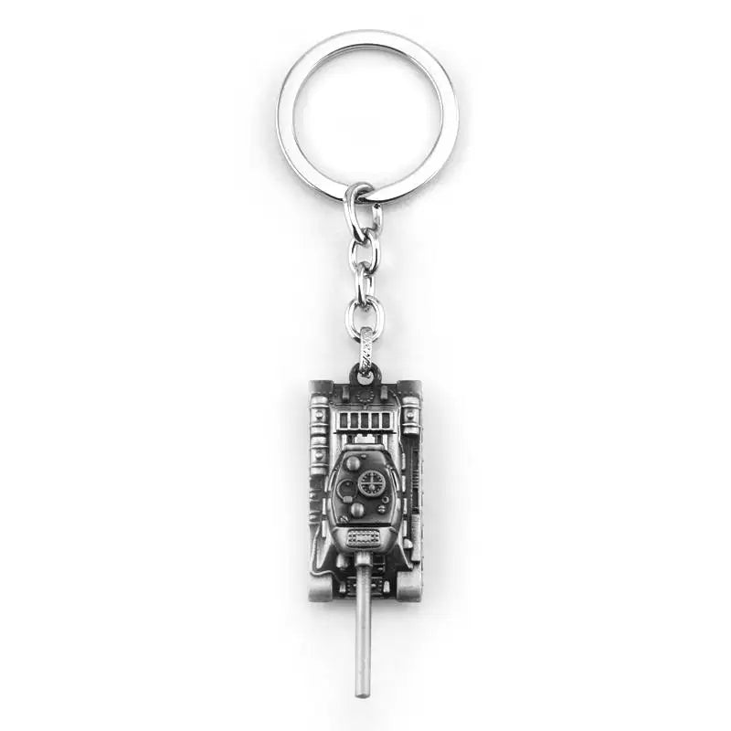 dongsheng World of Tanks WOT Hot Game 3Colors Metal Tank Key Ring Keychain Pendant Gift -50