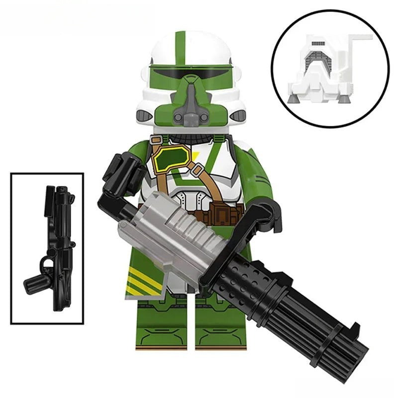 Doom Unit Clone trooper Commander Star wars Lego Minifigures Custom Toys