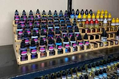 Paint Rack - For Turbo Dork Paint Dropper Bottles - 