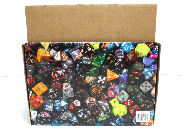 Empty Dice Set Display | Dice Storage Display (holds 15-18 dice sets) [29971] - 