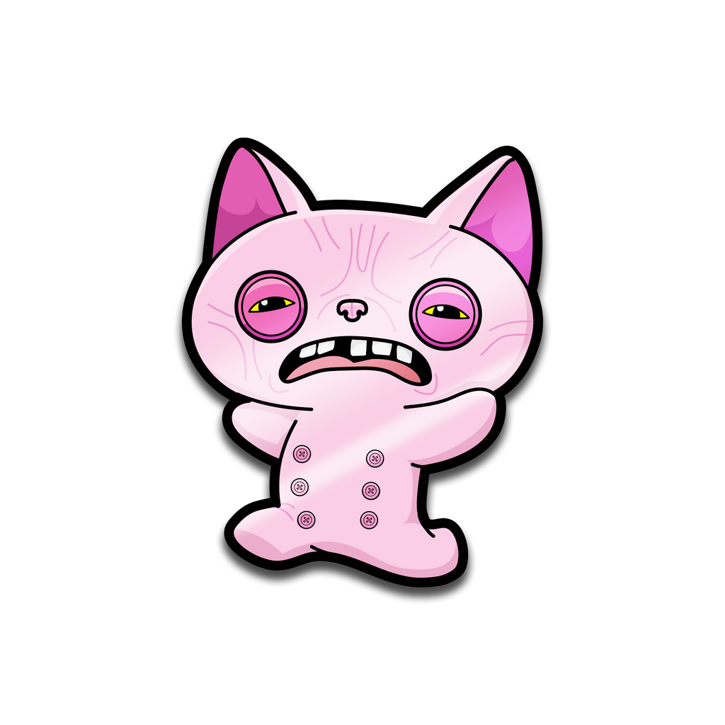 Fuggler - Alley Cats Wrinkle McStinkles AR Pin