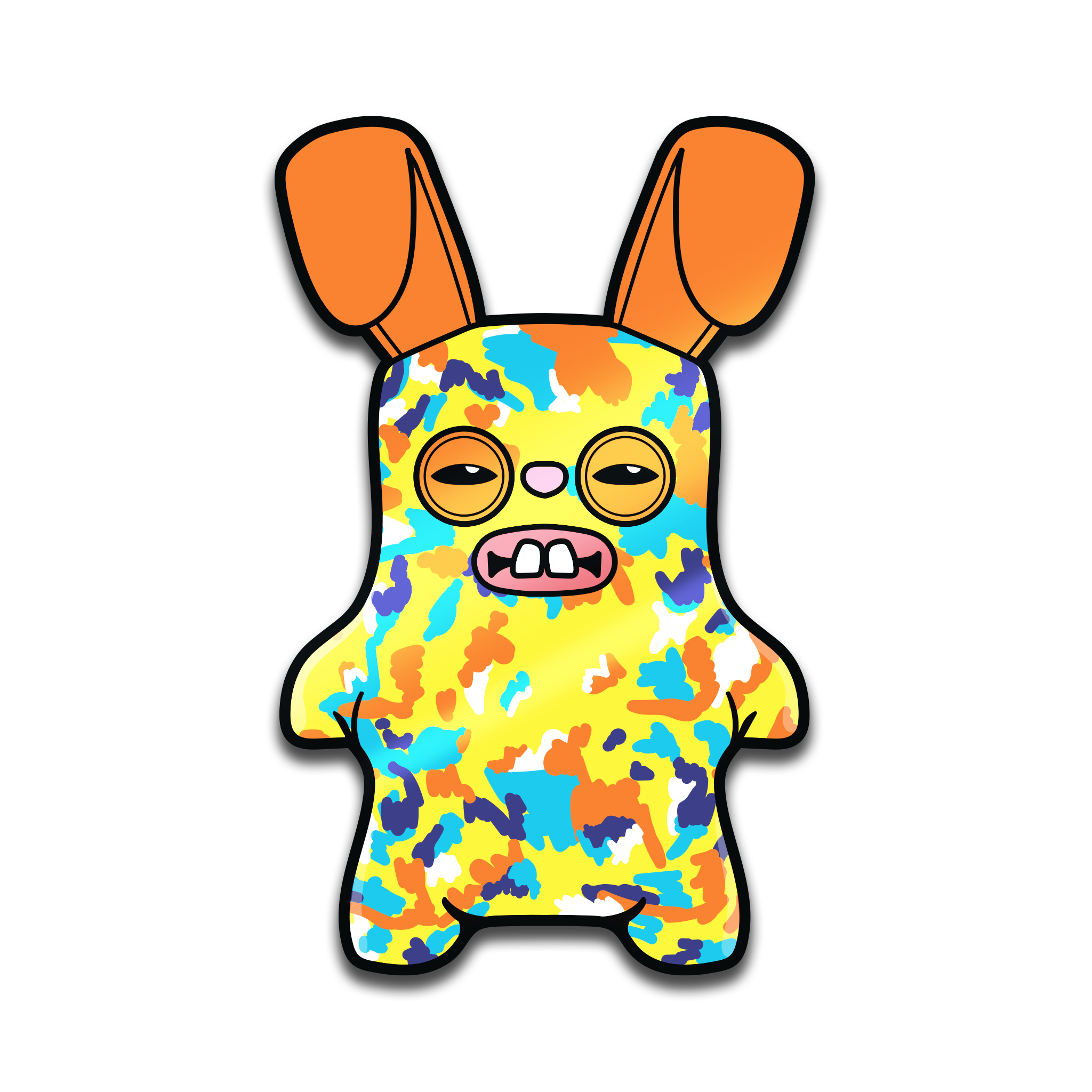 Fuggler - Rabid Rabbit AR Pin