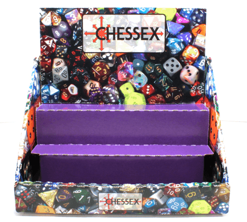 Empty Dice Set Display | Dice Storage Display (holds 15-18 dice sets) [29971] - 