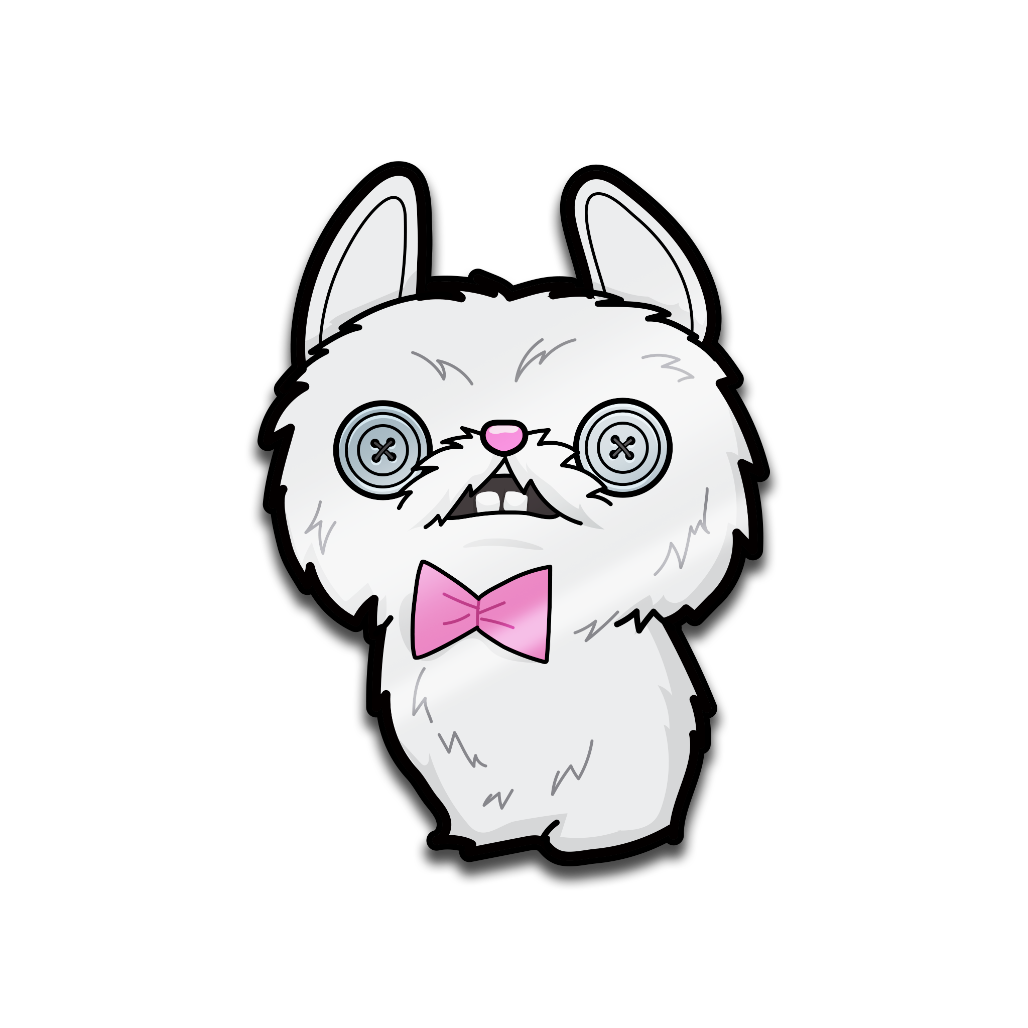 Fuggler - Alley Cats Cheezee (Cream) AR Pin